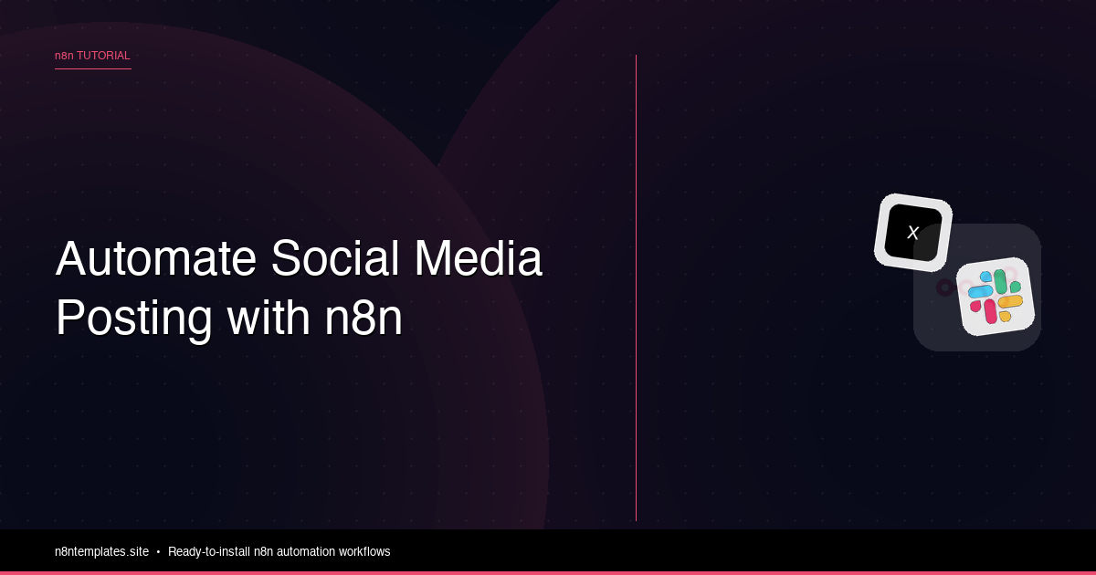 How to Automate Social Media Posting with n8n