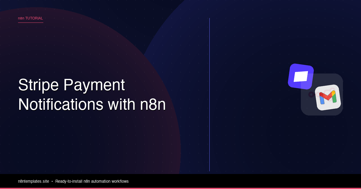 How to Automate Stripe Payment Notifications with n8n