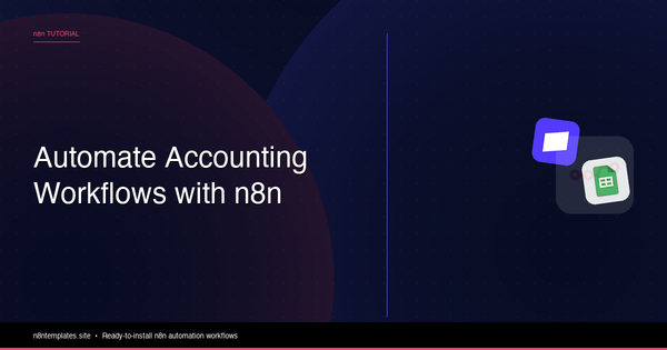 Automate Accounting Workflows with n8n