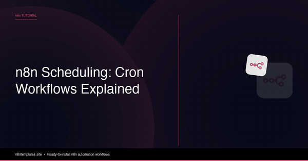 n8n Scheduling: Run Workflows on a Cron Schedule