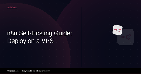 n8n Self-Hosting Guide: Deploy on a VPS in 30 Minutes